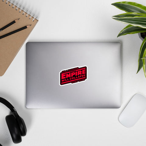 The Empire Collapse Sticker