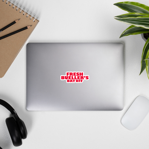 Fresh's Bueller's Day Off Logo Sticker