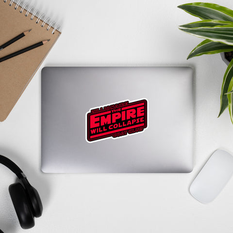 The Empire Collapse Sticker