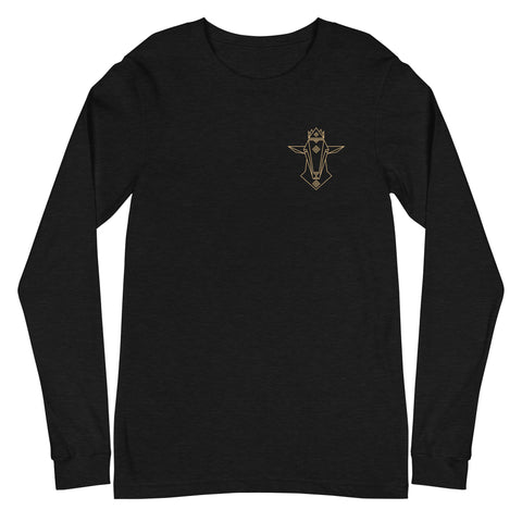 Deco Goat Long-Sleeve ⬥ Black