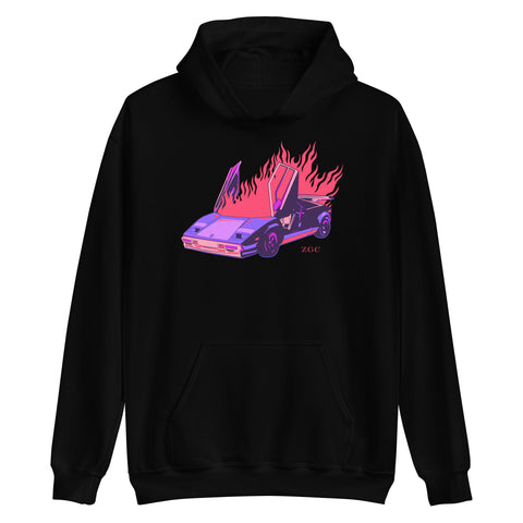 Burning Lambo Hoodie