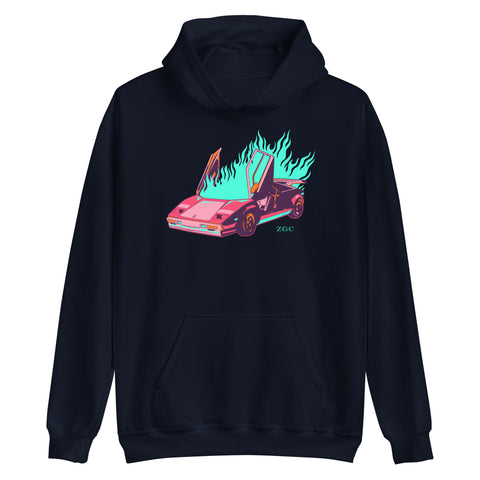 Burning Lambo Hoodie