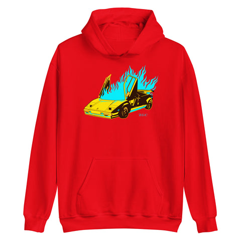 Burning Lambo Hoodie