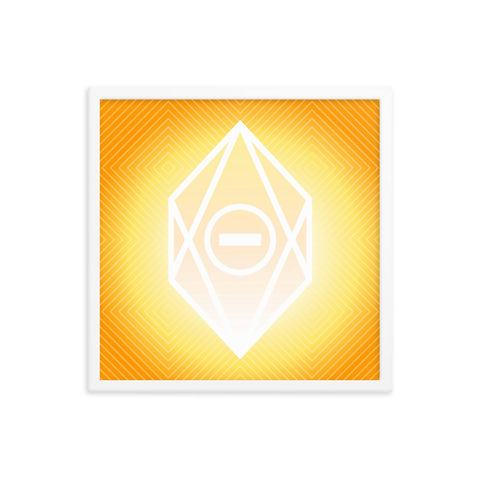 Super Crystal Art Print ⬥ Framed