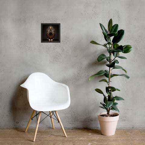 Zillionaire Egg Onyx Art Print ⬥ Framed