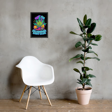 ZGC Blacklight Art Print ⬥ Framed