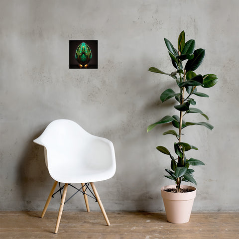Zillionaire Egg Emerald Art Print