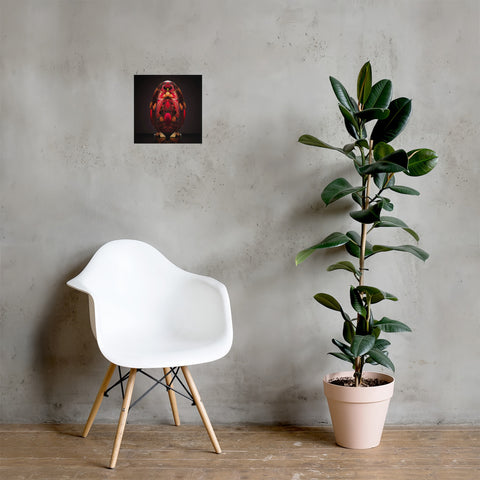 Zillionaire Egg Ruby Art Print