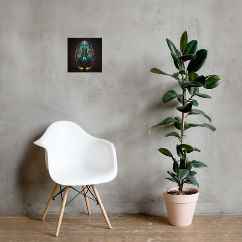 Zillionaire Egg Sapphire Art Print
