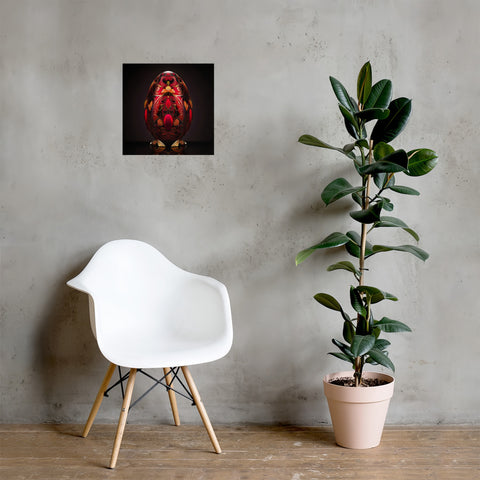 Zillionaire Egg Ruby Art Print