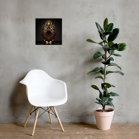 Zillionaire Egg Onyx Art Print