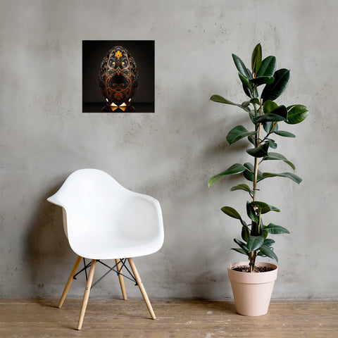 Zillionaire Egg Onyx Art Print
