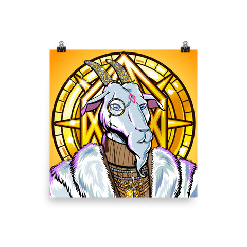 Custom ZiLLY GOAT Art Print