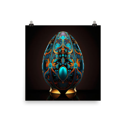 Zillionaire Egg Sapphire Art Print