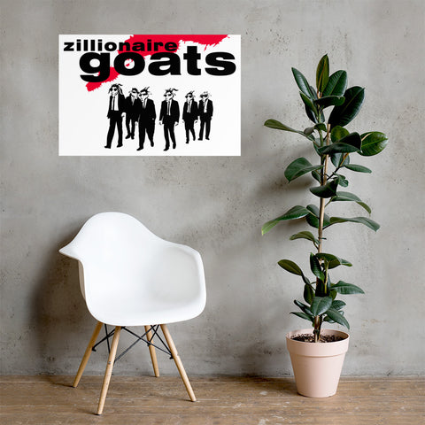 Reservoir Goats Art Print