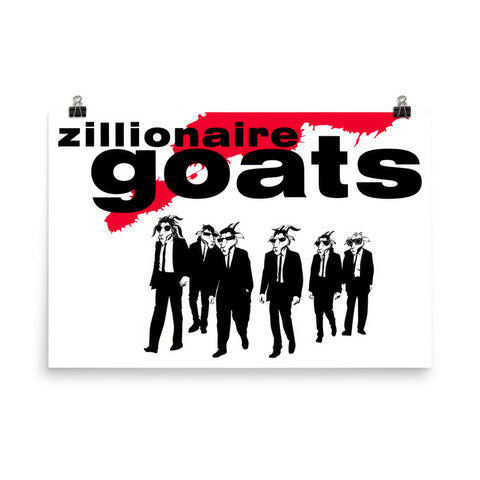 Reservoir Goats Art Print