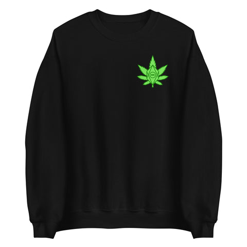 Emblem Leaf Sweatshirt